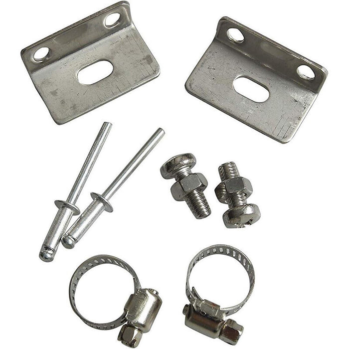 DURAFORCE 2" x 15" Polished STAINLESS Steel Radiator Overflow Tank Universal