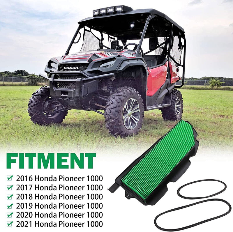 DURAFORCE Car Air Filter For Honda Pioneer 1000 1000-5 2016-2021, #17215-HL4-A02