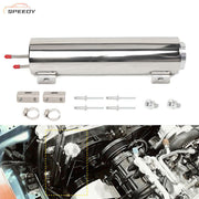 DURAFORCE 3 X 16 Radiator Coolant Over Flow Tank Can Polished Stainless Steel 50 3'' X 16'