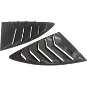 DURAFORCE Window Side Louver Cover Carbon Fiber Look For Toyota 86 Scion FR-S Subaru BRZ