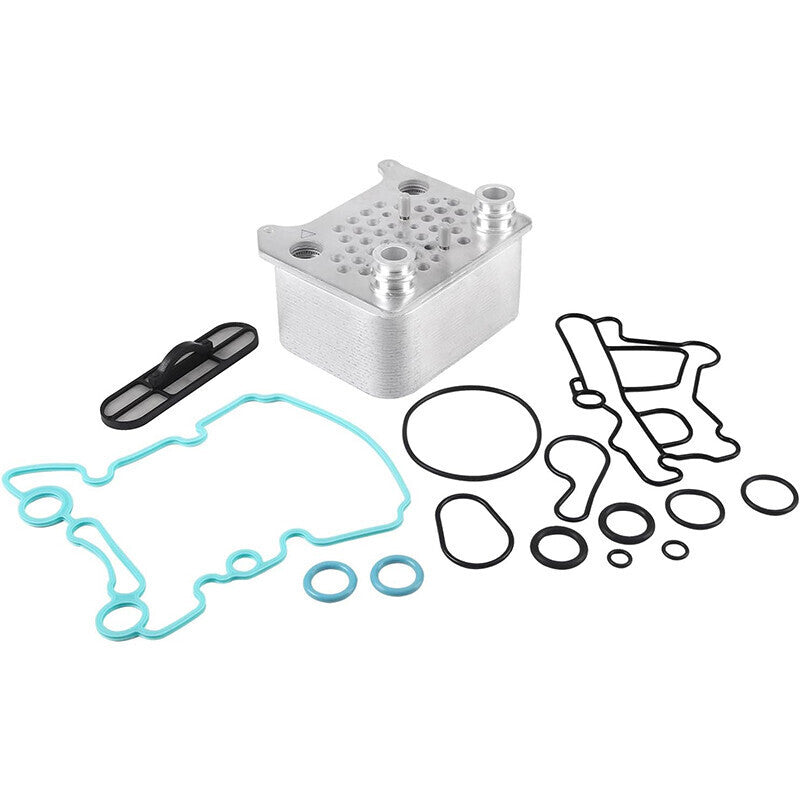 DURAFORCE Upgraded For 03-10 Ford 6.0L Powerstroke Diesel Engine Oil Cooler 3C3Z6A642CA