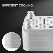 DURAFORCE Upgraded For 03-10 Ford 6.0L Powerstroke Diesel Engine Oil Cooler 3C3Z6A642CA