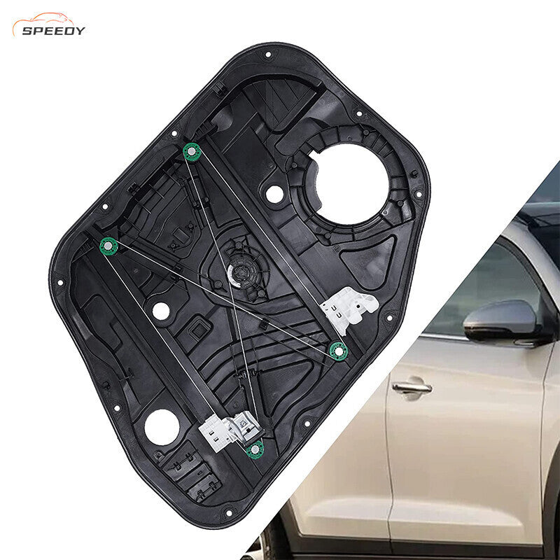 DURAFORCE New Front Left Driver Side Window Regulator 82471-D3010 For 16-20 Hyundai Tucson