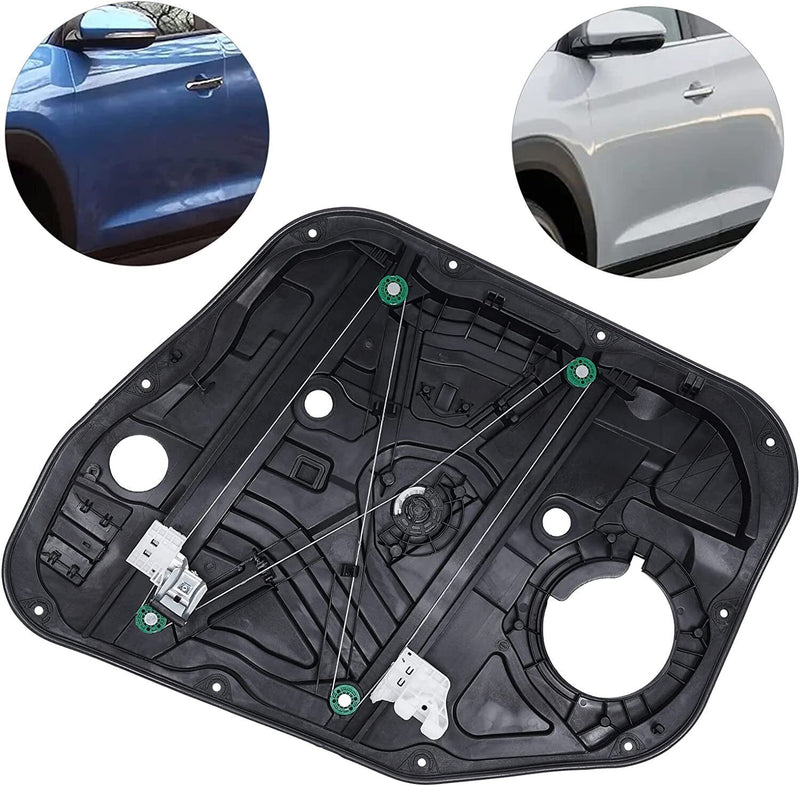 DURAFORCE New Front Left Driver Side Window Regulator 82471-D3010 For 16-20 Hyundai Tucson