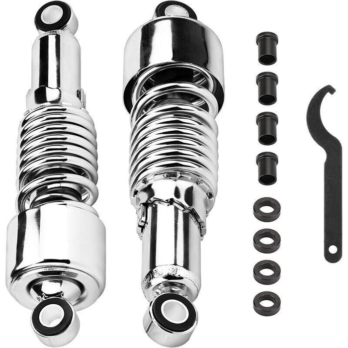 DURAFORCE 10.5" Slammer Rear Absorber Shocks Lowering Kit For 84-UP Harley Touring FLHR