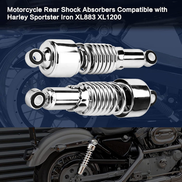 DURAFORCE 10.5" Slammer Rear Absorber Shocks Lowering Kit For 84-UP Harley Touring FLHR