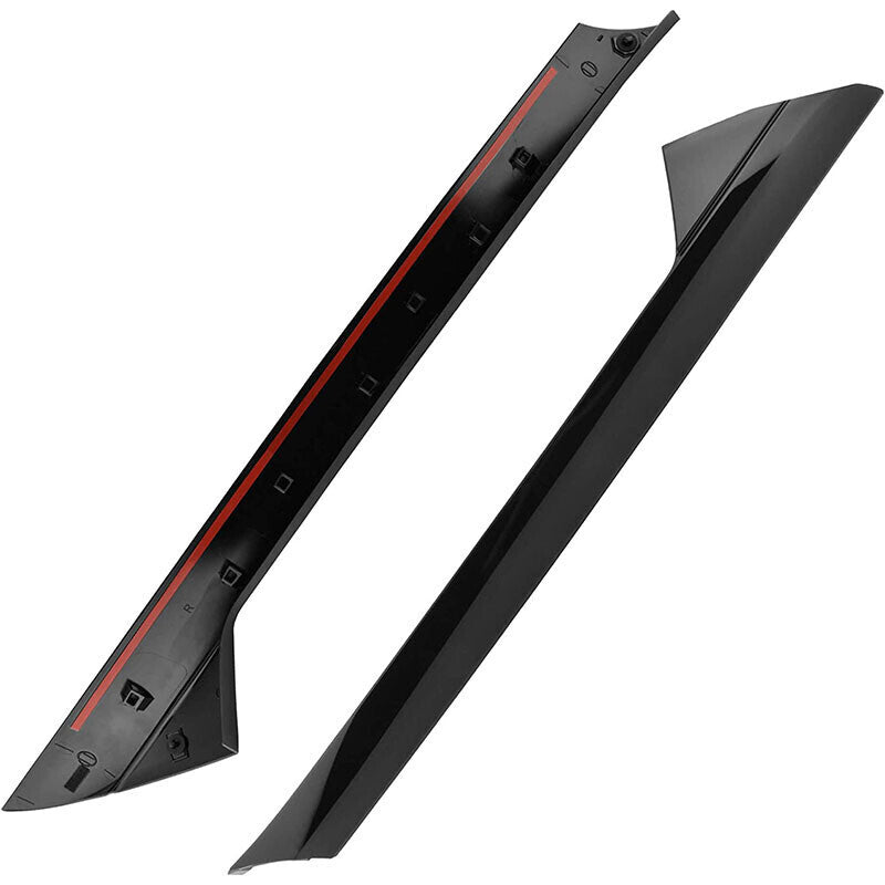 DURAFORCE Fit For 11-19 Explorer Windshield Outer Trim Pillar Molding Passenger & Driver
