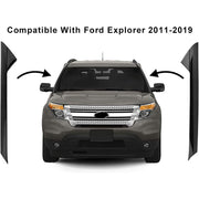 DURAFORCE Fit For 11-19 Explorer Windshield Outer Trim Pillar Molding Passenger & Driver