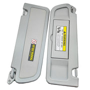DURAFORCE Driver Left + Passenger Right Side Sun Visor For 06-11 Honda Civic EX LX Sedan