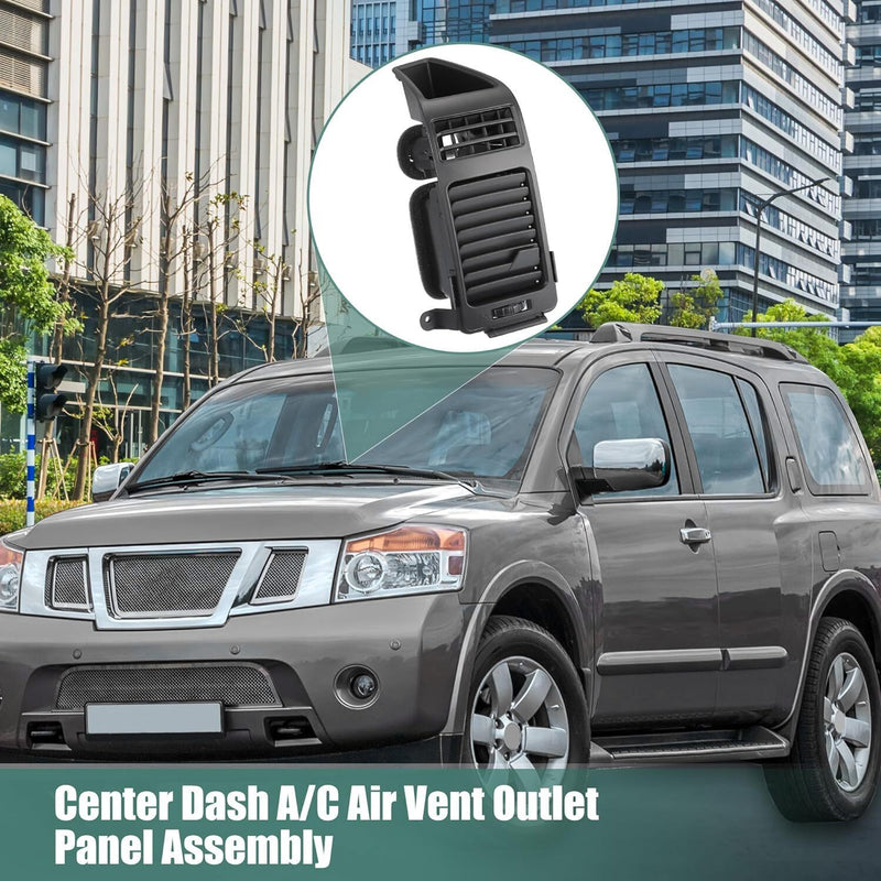DURAFORCE NEW Left Dash A/C Vent Grille for 2004-2006 Nissan Titan Armada 68421-7S000