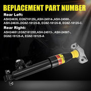 DURAFORCE 2PCS Rear L+R Shock Absorber Struts For Lincoln MKZ 2013-2020 Gas Electric