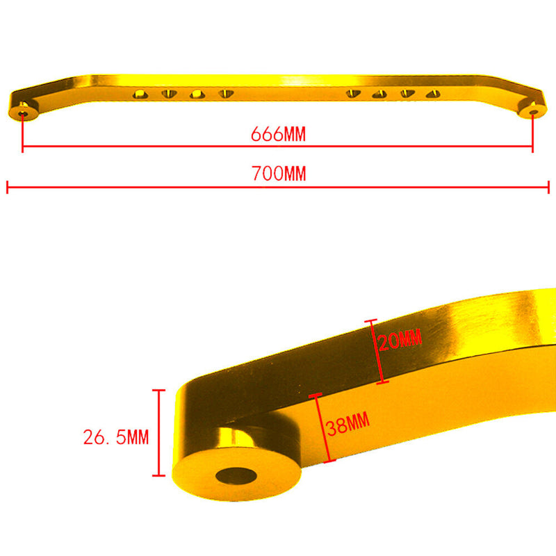 DURAFORCE BILLET REAR BRACE SUBFRAME CONTROL ARM LCA TIE BAR KITS FOR HONDA CIVIC 92-95 EG
