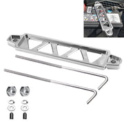 DURAFORCE SL Aluminum Car Battery Tie Down Brace Holder Mount Bracket Kit With J-Hooks