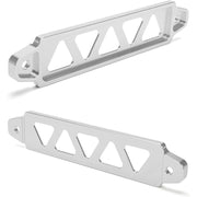 DURAFORCE SL Aluminum Car Battery Tie Down Brace Holder Mount Bracket Kit With J-Hooks