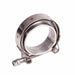 DURAFORCE 2PC 3.5'' Mild Steel Exhaust V-Band Clamp with Male Female Flanges 3.5 Inch