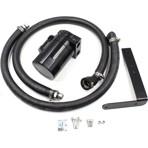 DURAFORCE Oil Catch Can Kit Reservoir Tank Aluminum For 2011-2019 Ford F150 3.5L 5.0L 3.5E