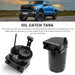 DURAFORCE Oil Catch Can Kit Reservoir Tank Aluminum For 2011-2019 Ford F150 3.5L 5.0L 3.5E