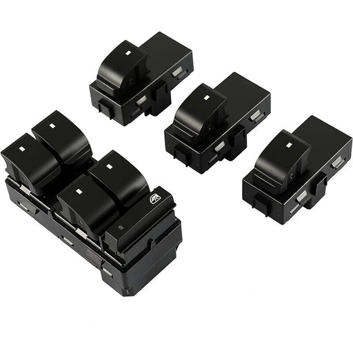 DURAFORCE 4pcs 22864837 For 2007-2017 GMC Acadia Power Window Control Switch Front Rear