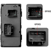 DURAFORCE 4pcs 22864837 For 2007-2017 GMC Acadia Power Window Control Switch Front Rear