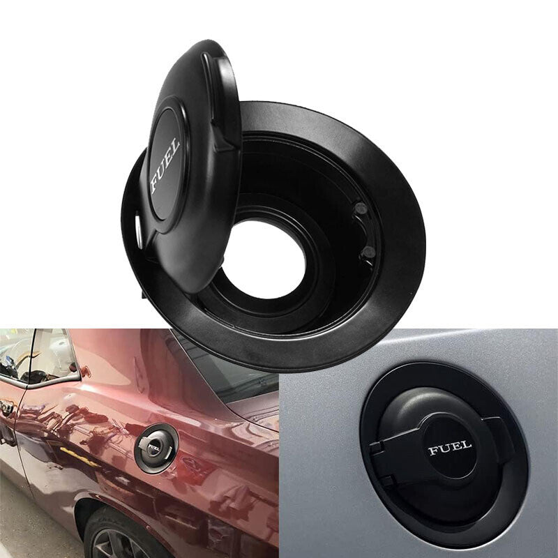 DURAFORCE New Black Vapor Edition Fuel Gas Door For 2008-2019 Dodge Challenger 68250120AA