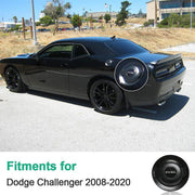 DURAFORCE New Black Vapor Edition Fuel Gas Door For 2008-2019 Dodge Challenger 68250120AA