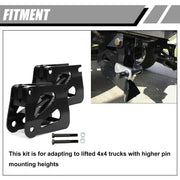 DURAFORCE 5" DROP DOWN BRACKET KIT FOR SNOWEX AND WESTERN ULTRAMOUNT PLOWS