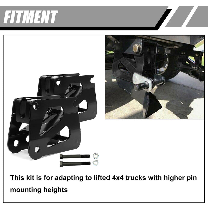 DURAFORCE 5" DROP DOWN BRACKET KIT FOR SNOWEX AND WESTERN ULTRAMOUNT PLOWS