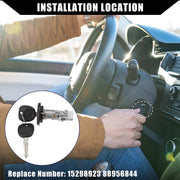 DURAFORCE Ignition Lock Cylinder+Key For 01-07 Buick Cadillac Chevy GM Olds Hummer Pontiac