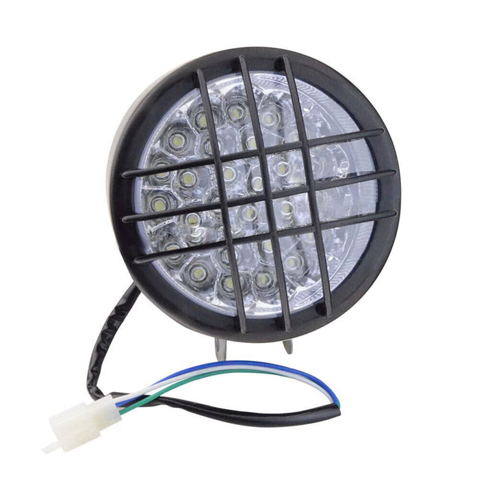 DURAFORCE 2x LED Headlights QS345120QR1 For Yamaha Banshee Warrior Wolverine 350 1987-2006