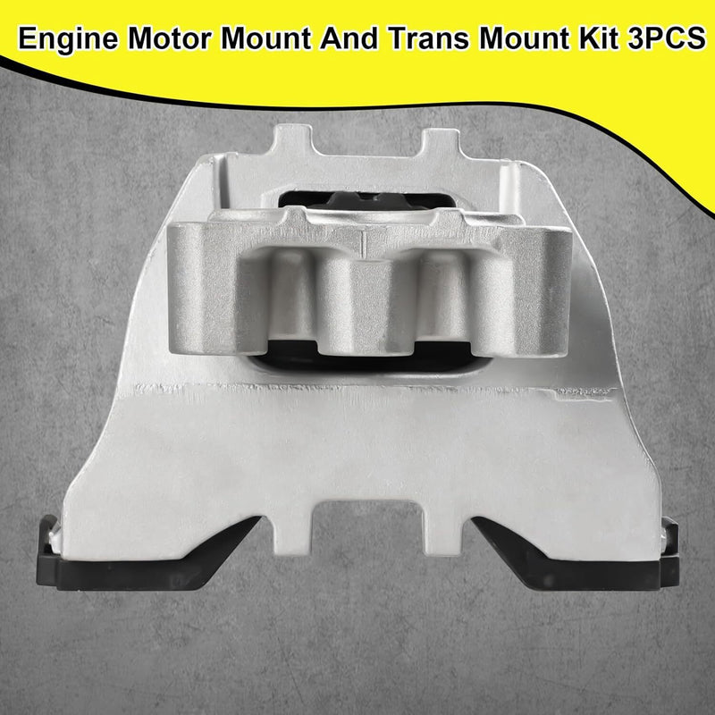 DURAFORCE 3Pcs Engine Motor & Transmission Mounts Set For Dodge Dart 2013 2014 2015 2016