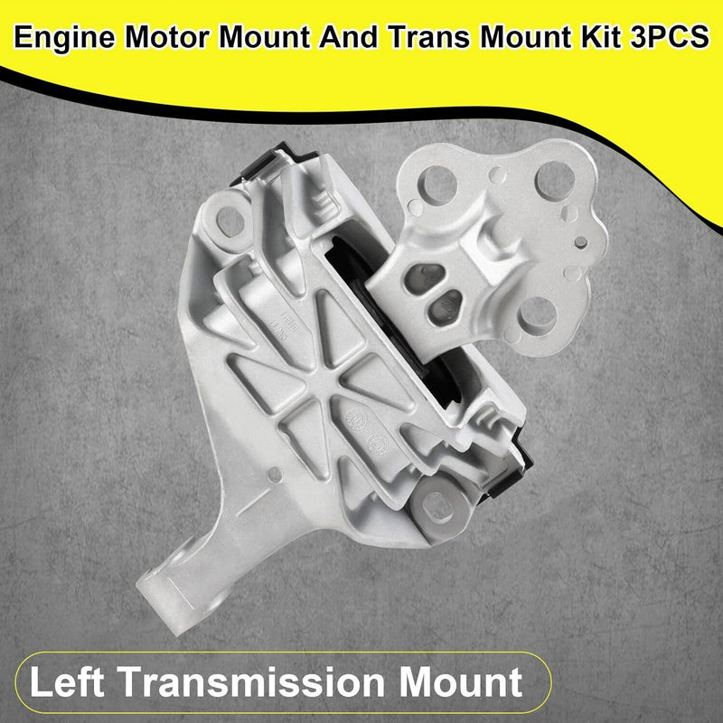 DURAFORCE 3Pcs Engine Motor & Transmission Mounts Set For Dodge Dart 2013 2014 2015 2016