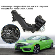 DURAFORCE Turbocharger Charge Air Pipe Joint with PCV For 2016-2021 Honda Civic 1.5L