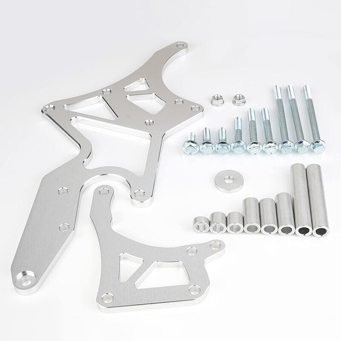 DURAFORCE LS Engine Serpentine Alternator Bracket Power Steering Pump For LS1 LS2 LS3 LS6