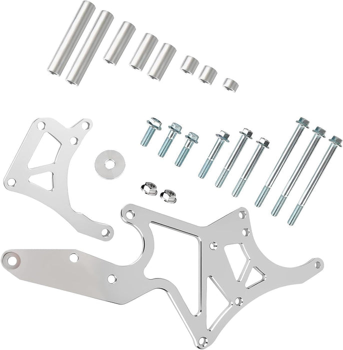 DURAFORCE LS Engine Serpentine Alternator Bracket Power Steering Pump For LS1 LS2 LS3 LS6