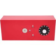 DURAFORCE 19 Gallon 72L Slim Race Fuel Cell Gas Tank w/ Level Sender Top-Feed Aluminum Red
