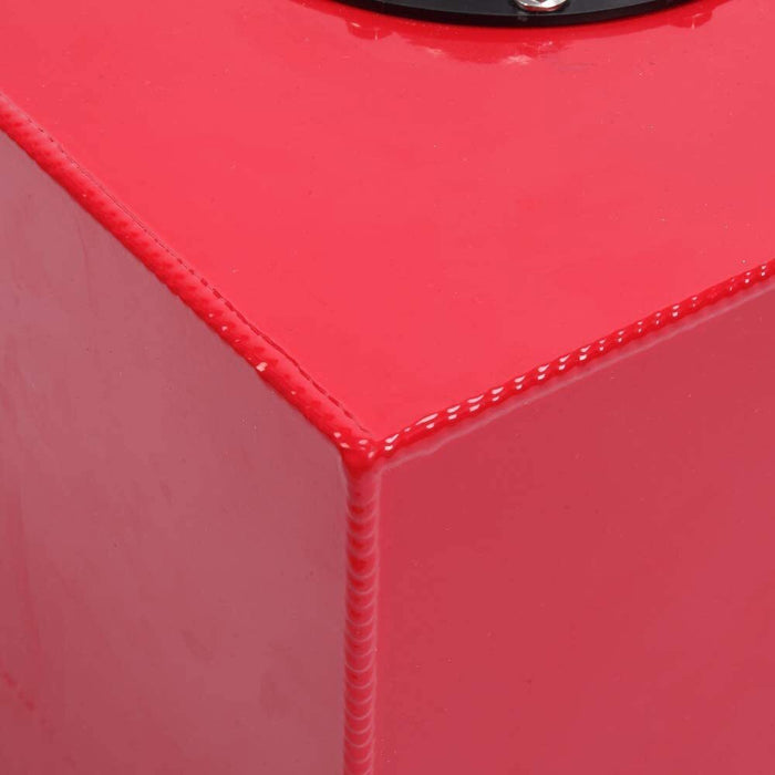 DURAFORCE 19 Gallon 72L Slim Race Fuel Cell Gas Tank w/ Level Sender Top-Feed Aluminum Red