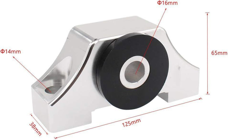 DURAFORCE Billet Engine Motor Torque Mount Kit for Honda Civic EG EK B16 B18 B20 D16 D15