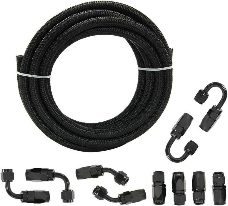 DURAFORCE 19 Gallon 72L Top Feed Fuel Cell Tank with Cap & Lever Sender 12“ Fuel Line Kits