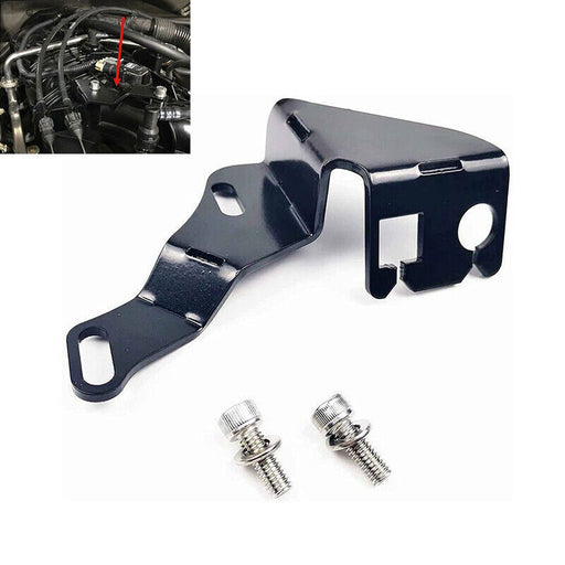 DURAFORCE Black Intake Manifold Throttle Cable Bracket for GM Truck TBSS NNBS L92 Style