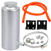 DURAFORCE 800ML Universal Radiator Coolant Catch Tank Kit Overflow Reservoir Aluminum