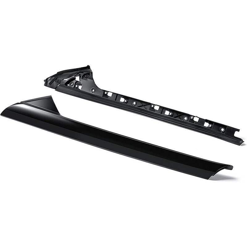DURAFORCE Pair Inner & Outer Windshield A Pillar Molding Trim For Ford Explorer 2011-2019