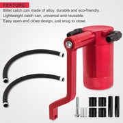 DURAFORCE Oil Catch Can Kit 6.4L HEMI Z-Bracket Billet For 11-21 Dodge Challenger Chrysler