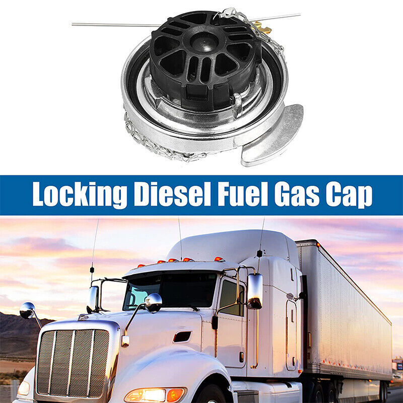 DURAFORCE For Peterbilt Aluminum Locking Diesel Fuel Cap Replaces 11-04859-200 600212