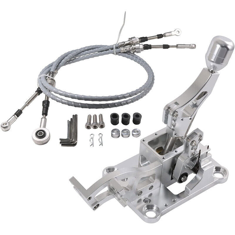 DURAFORCE RSX Shifter Cables Trans Bracket Shifter Box For K20 K24 K-Series Swap Civic CRX