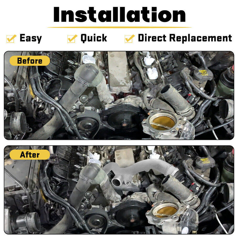 DURAFORCE Water Pipe Coolant Pipe Upgrade Kit for Jaguar Land Rover LR092992 + LR090630