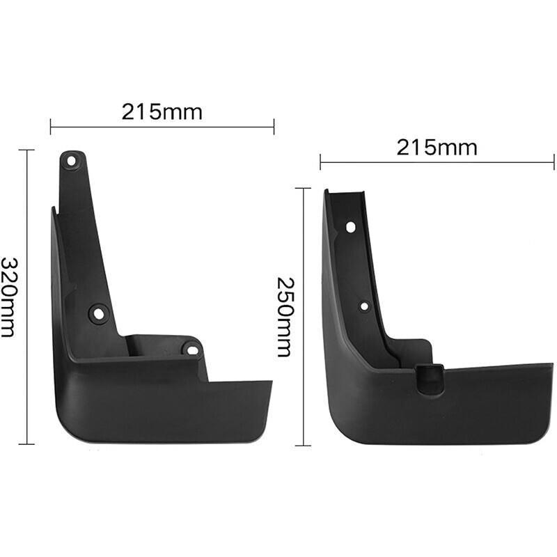 DURAFORCE 4Pcs Mud Flaps Mudguards Splash Guard Front & Rear for Subaru Outback 2021-2024