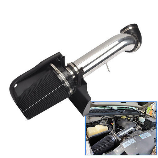 DURAFORCE 4" Cold Air Intake Kit + Heat Shield For 99-06 GMC/Chevy V8 4.8L Silverado 1500