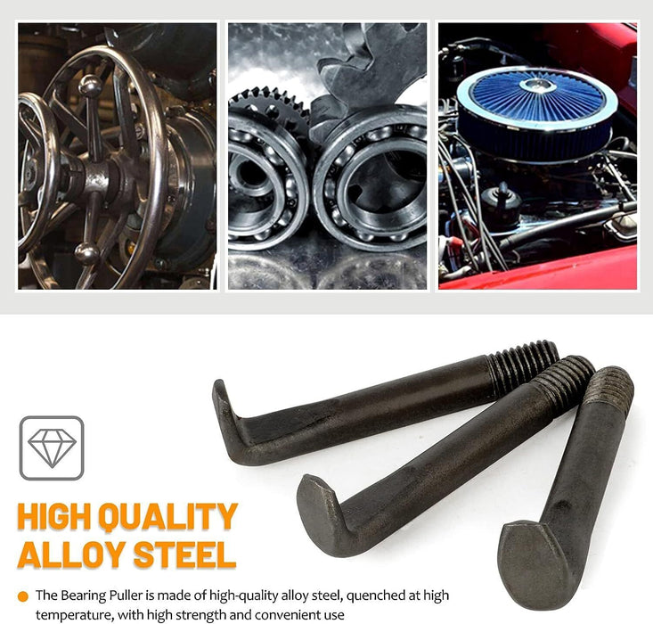 DURAFORCE 21 in1 Bearing Disassembly Puller Inner Hole Removal Tool Three-jaw Puller Set