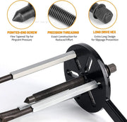 DURAFORCE 21 in1 Bearing Disassembly Puller Inner Hole Removal Tool Three-jaw Puller Set