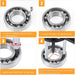 DURAFORCE 21 in1 Bearing Disassembly Puller Inner Hole Removal Tool Three-jaw Puller Set
